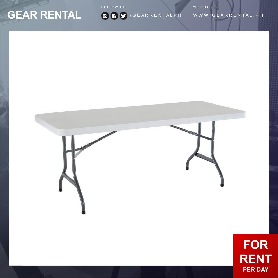 For Rent Rectangular Table And Chairs On Carousell