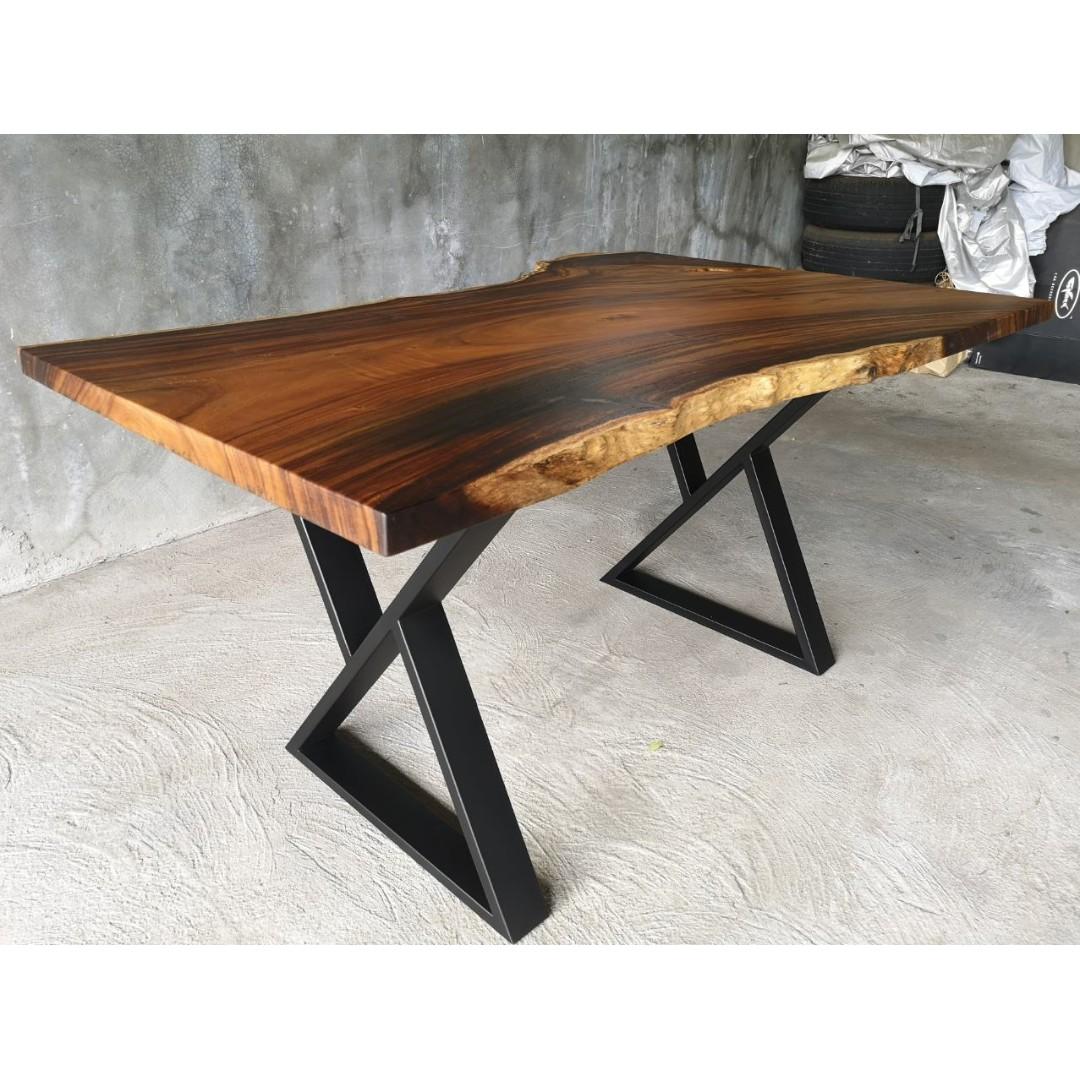 Free Form Acacia Study Table Home Furniture Furniture