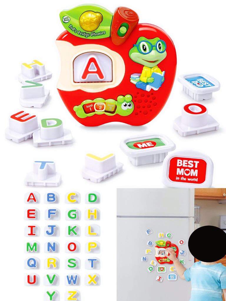 LeapFrog Tad's Fridge Phonics Magnetic Letter Set, Hobbies & Toys ...