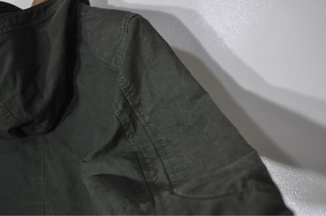 Halb Goggle Hood Military Cargo Jacket, Men's Fashion, Coats, Jackets