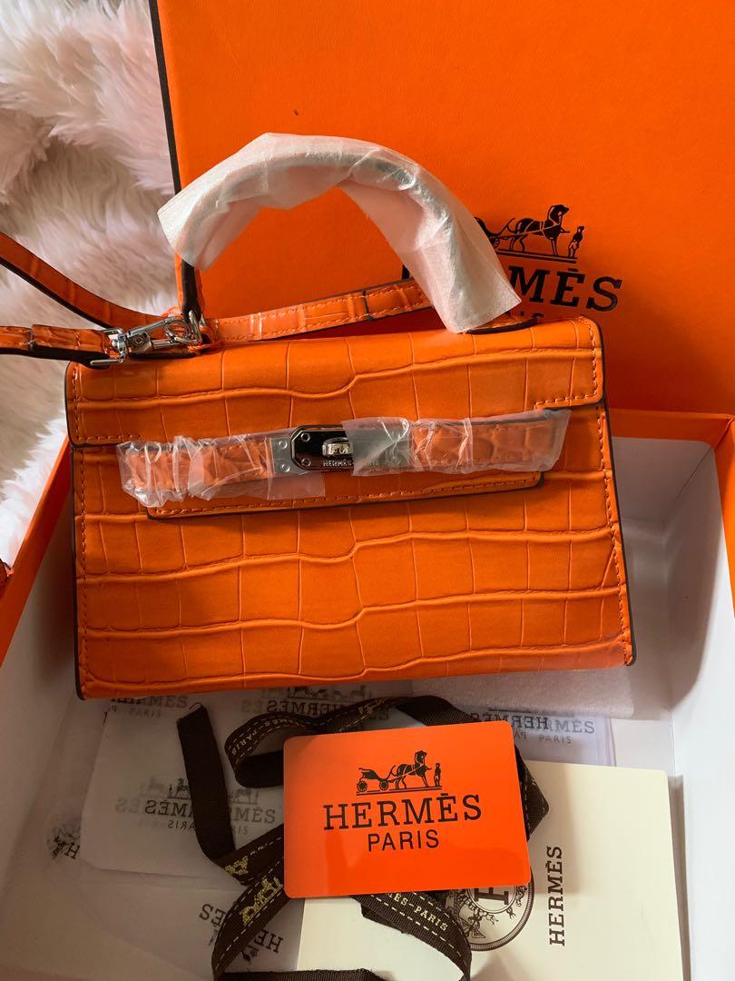 Hermes croco mini new arrivals