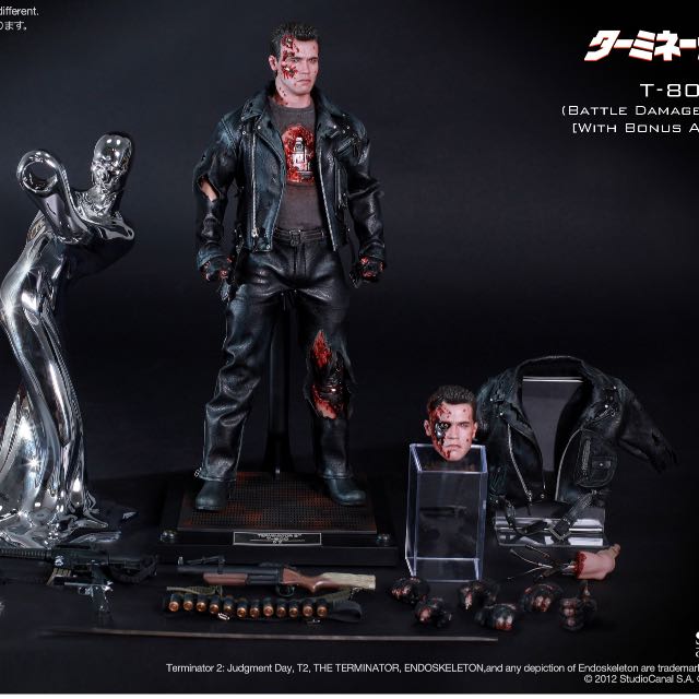 Hot Toys Dx 13 Terminator Battle Damaged Sealed In Brown Box Exclusive Hobbies Toys Toys Games On Carousell