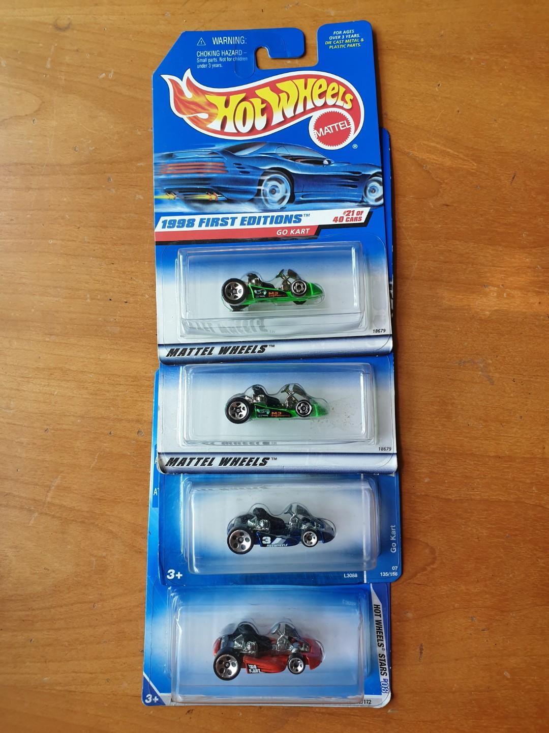 hot wheels 1998 first editions go kart