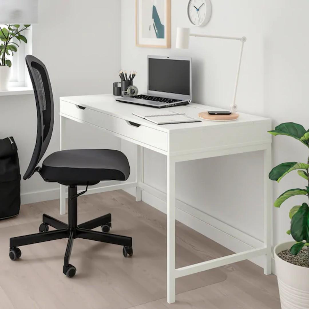 Ikea Alex Desk White 131x60 Cm Furniture Tables Chairs On Carousell