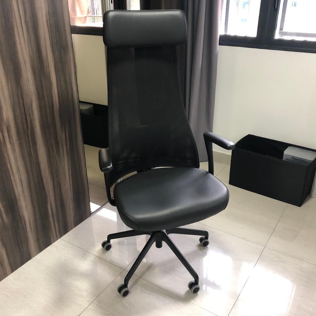 ikea jarvfjallet chair black furniture home living furniture chairs on carousell