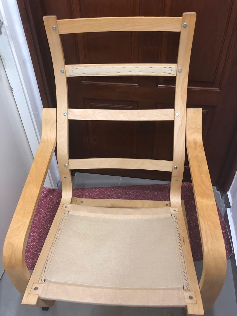 Poang armchair deals frame