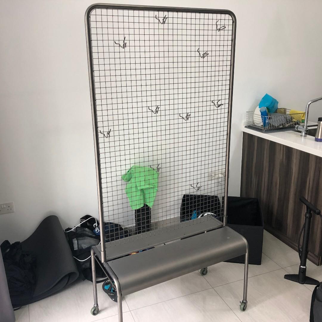 Ikea Veberod Rack Room Divider Grey Furniture Others On Carousell