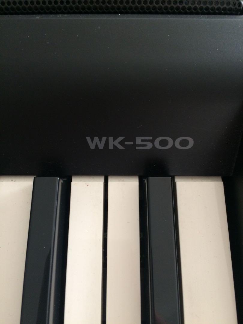 Keyboard Casio WK500 + Kaki Penyangga on Carousell