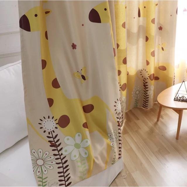 Kids Curtains Cartoon Window Curtains Baby Room Lovely Children