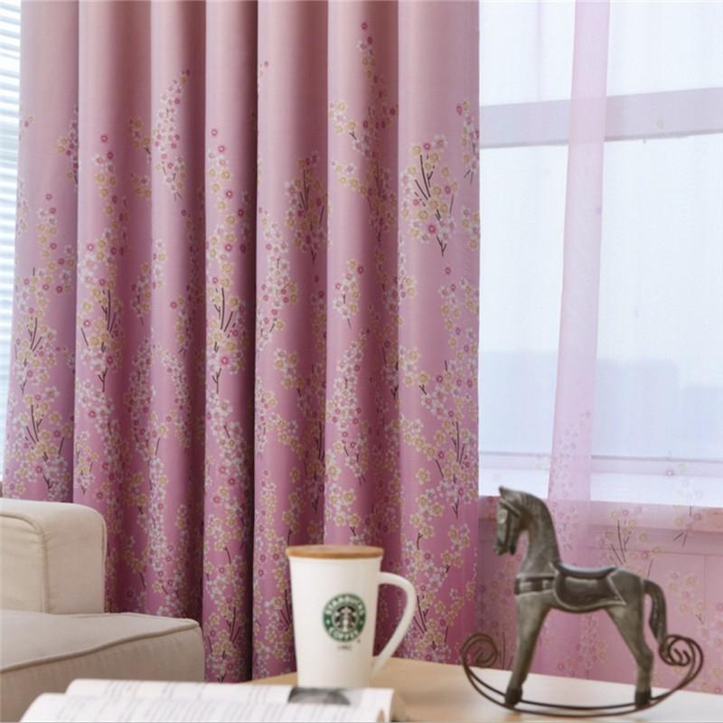 Lavender Fancy Window Curtain For Bedroom Living Room Decor Modern