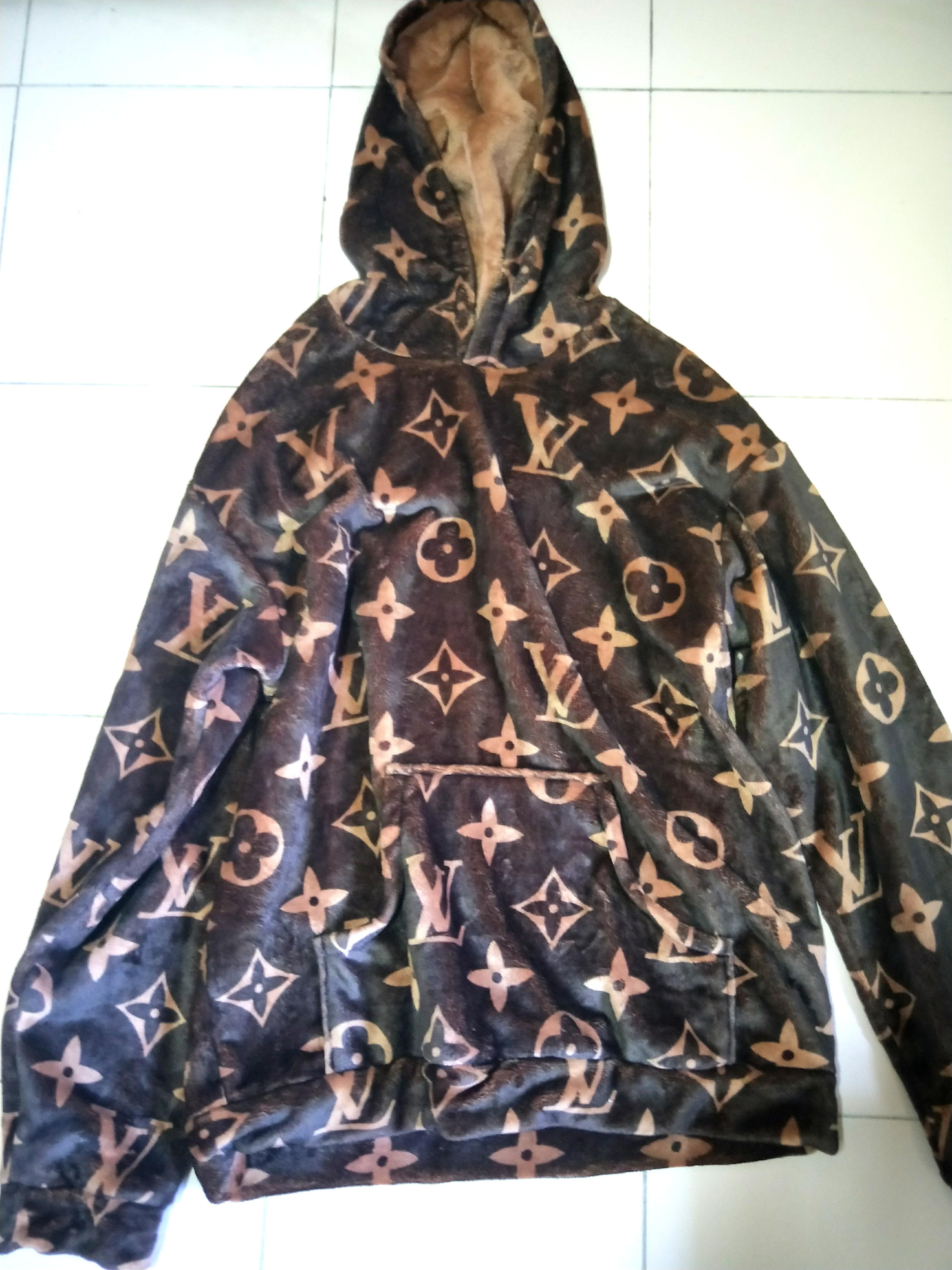 Louis Vuitton Gucci monogram hoodie (RARE), Men&#39;s Fashion, Clothes, Tops on Carousell
