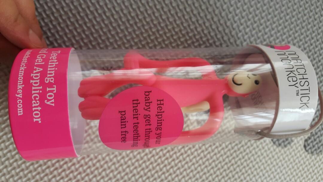 Matchstick Monkey Teether (Category: Weaning & Toddler Feeding) located in Las Pinas. Submitted by closetful.ph (Listing ID 243944233, Image 1). Description: Hardly used. VGUC. Washed with cradles.
