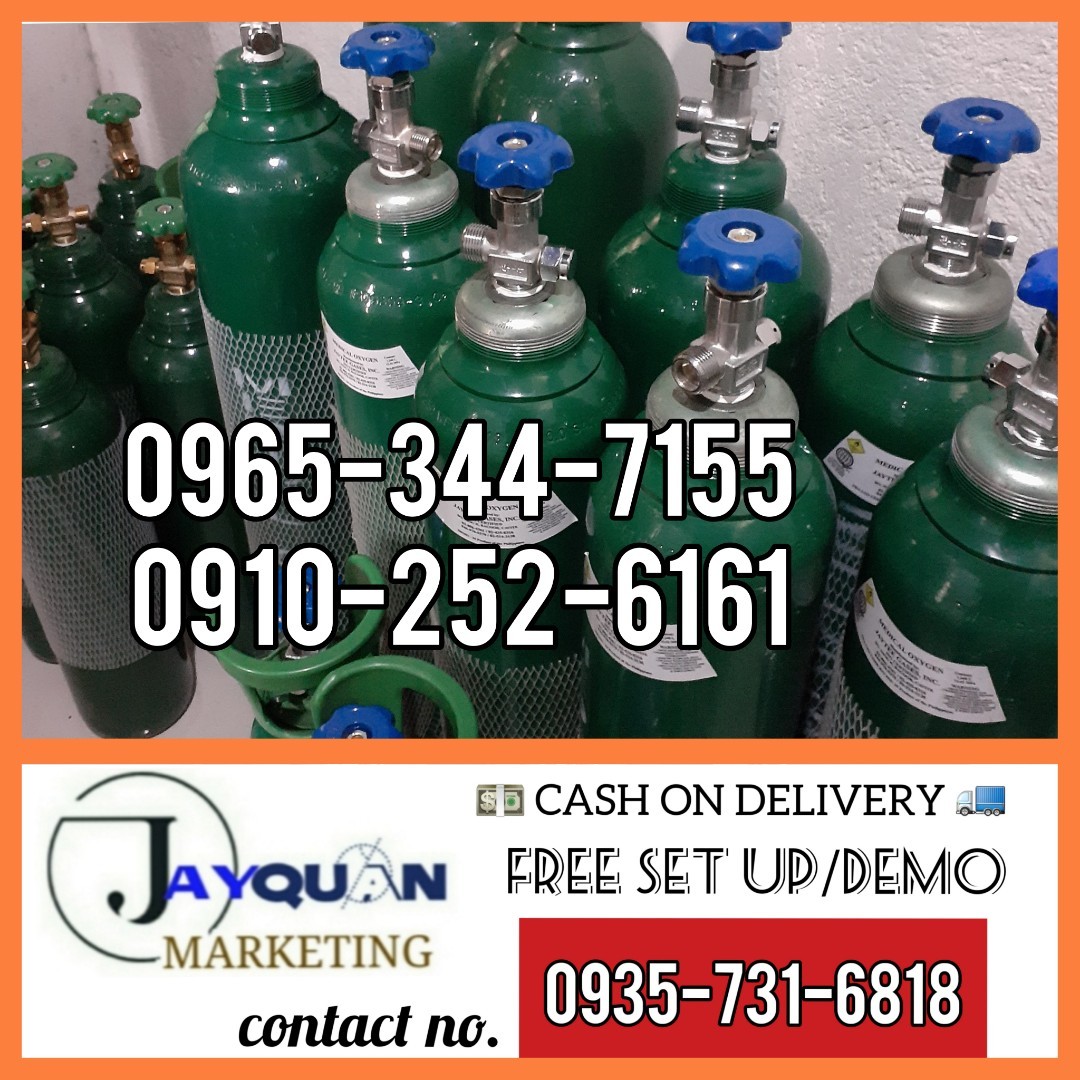 Medical oxygen tank Portable sizes (Category: Face Care) located in Quezon City. Submitted by jayquanmarketing_09653447155 (Listing ID 243965078, Image 2). Description: Call pr text me for the quotation of sizes 0965-344-7155 0932-237-6399 SIZES: 5lbs, 10lbs, 15lbs, 20lbs, 25lbs, 50lbs Add Refill Also Regulator is available - 1,500.