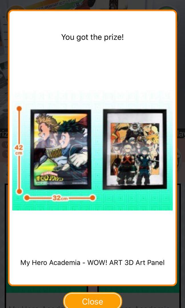 My Hero Academia Art Frame Everything Else On Carousell