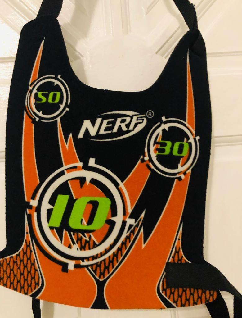nerf velcro vest
