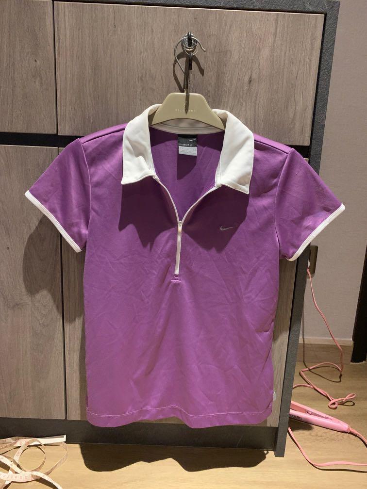 purple dri fit polo shirts