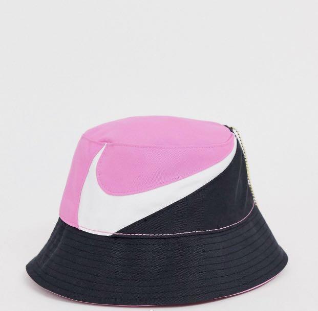 pink nike bucket hat