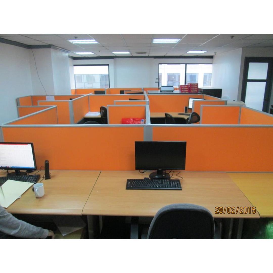 Office Partition Call Center Cubicle Workstation Floor To