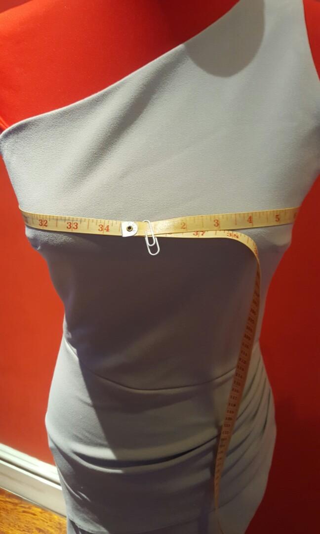 one shoulder dress (Category: Dresses) located in Makati City. Submitted by tk288 (Listing ID 244002454, Image 2). Description: Apartment 8 dress. excellent condition. no stain whatsoever. retails Php3,999 used 1x. in a 4hr event. size small.