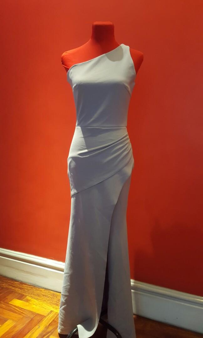 one shoulder dress (Category: Dresses) located in Makati City. Submitted by tk288 (Listing ID 244002454, Image 1). Description: Apartment 8 dress. excellent condition. no stain whatsoever. retails Php3,999 used 1x. in a 4hr event. size small.