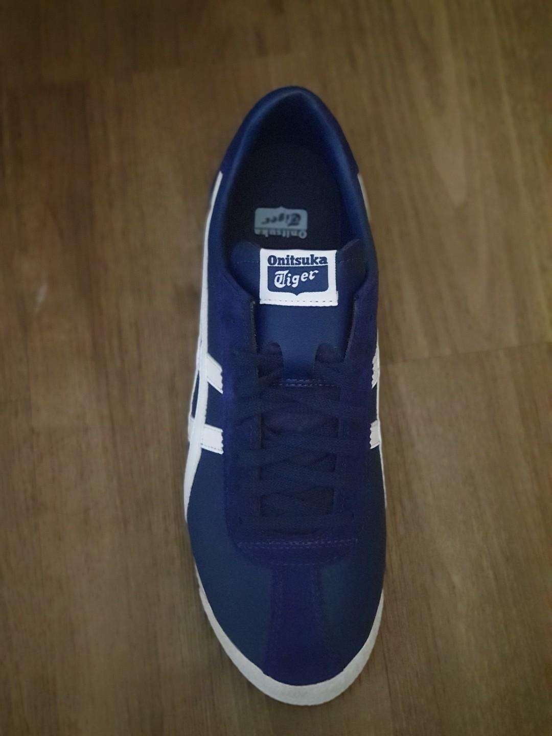 Onitsuka tiger serrano navy sale peony