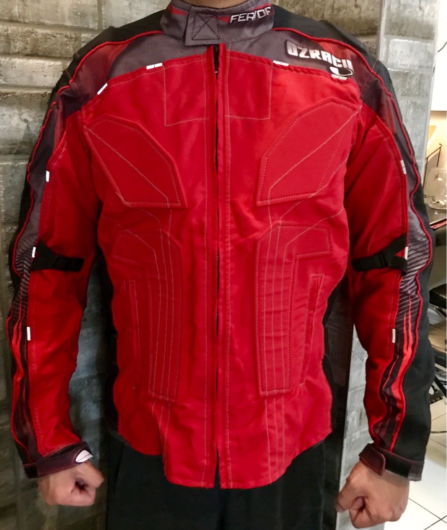 Sale Repriced Oz Racing Fervor Padded Motorists Jacket