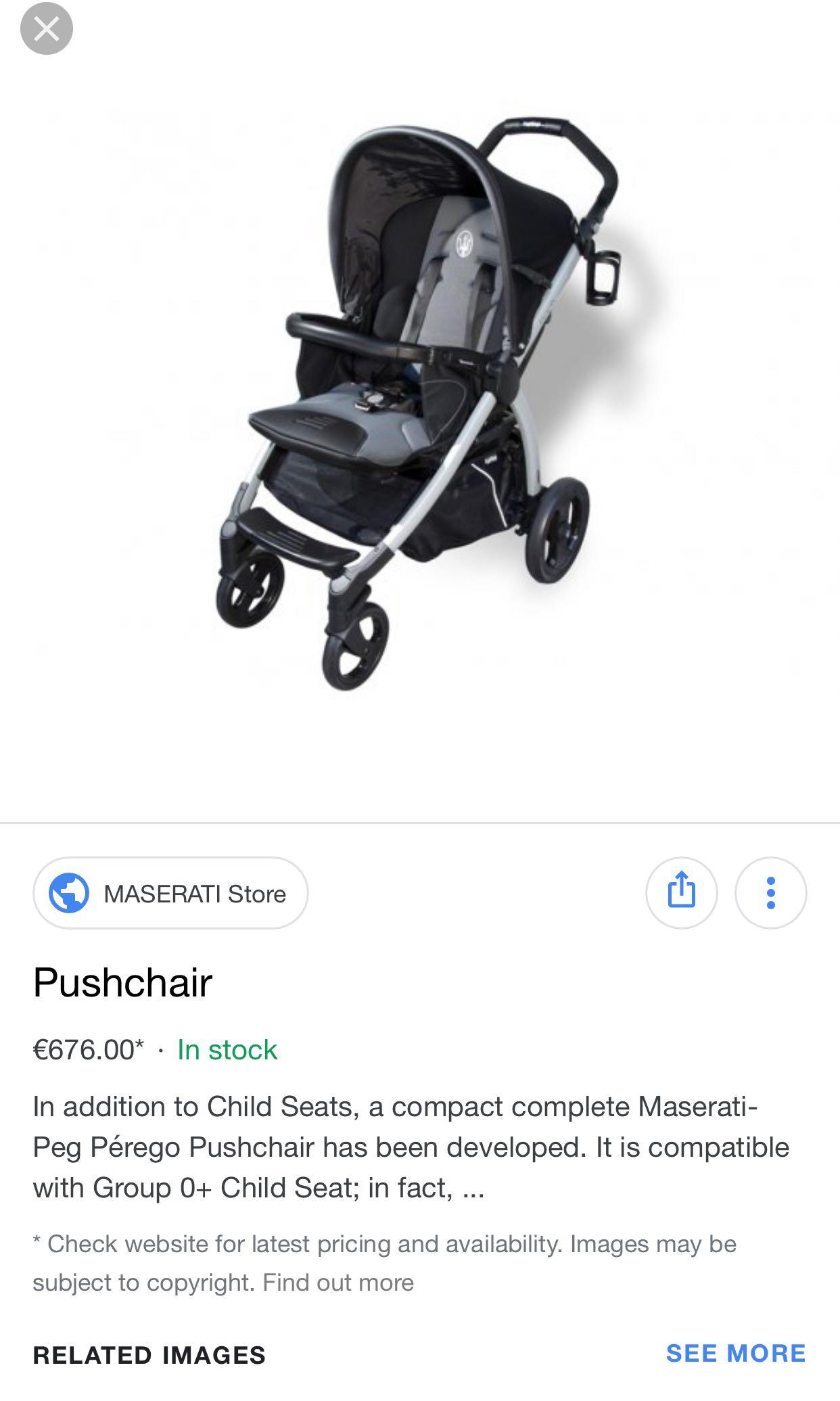 Maserati stroller sale