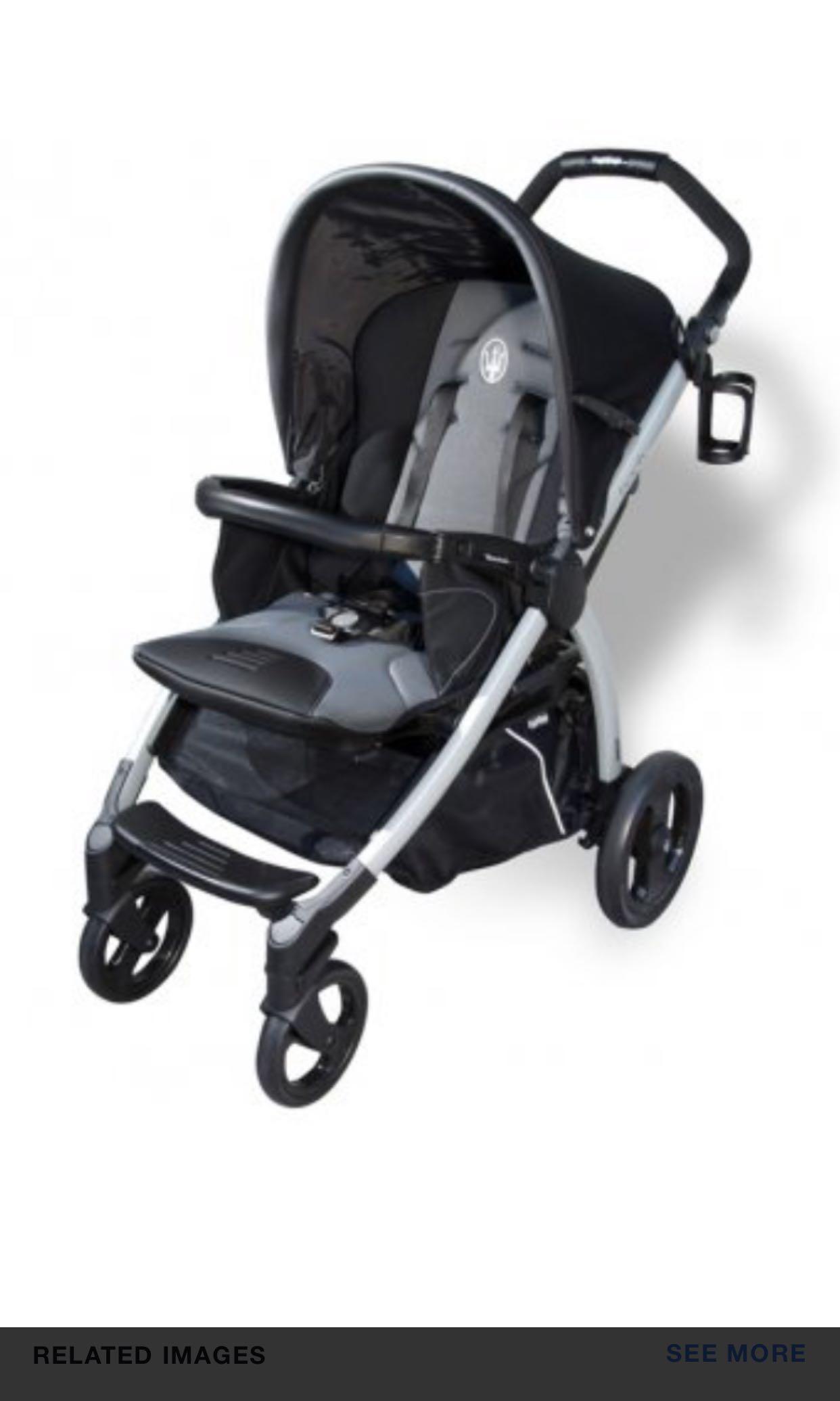Peg perego maserati push cart stroller used, Babies & Kids, Going Out