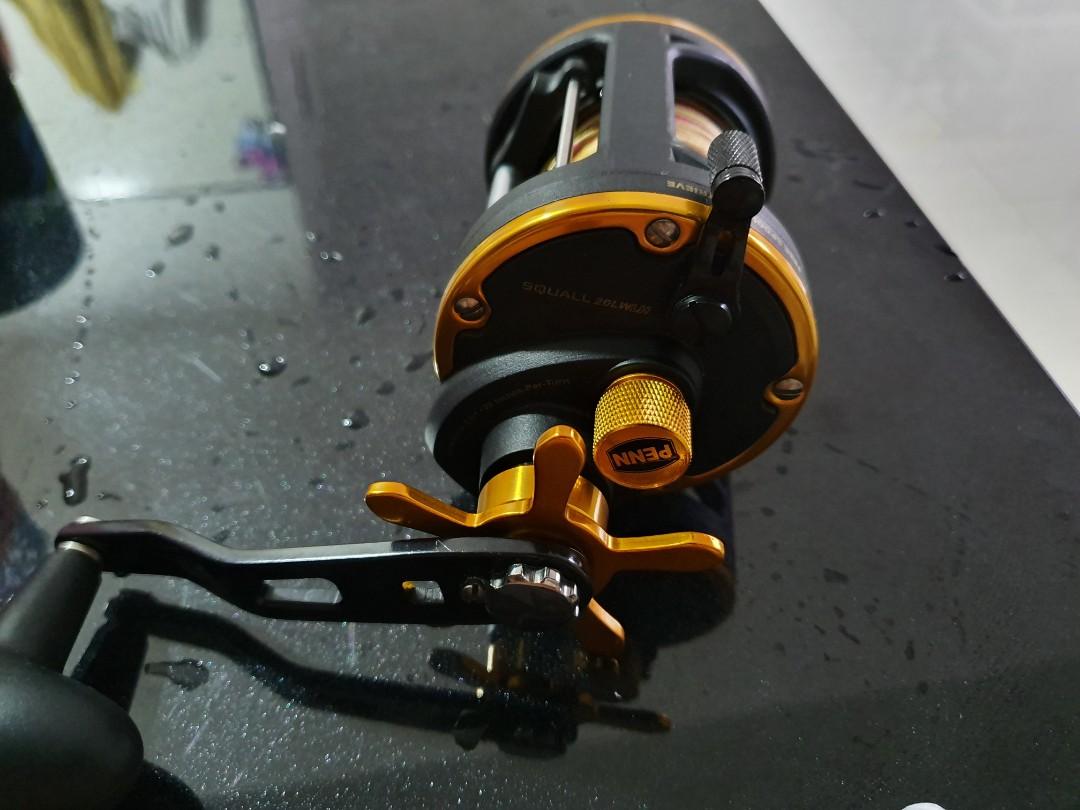 PENN SQUALL 20LWLH REEL/DRUM/CAST