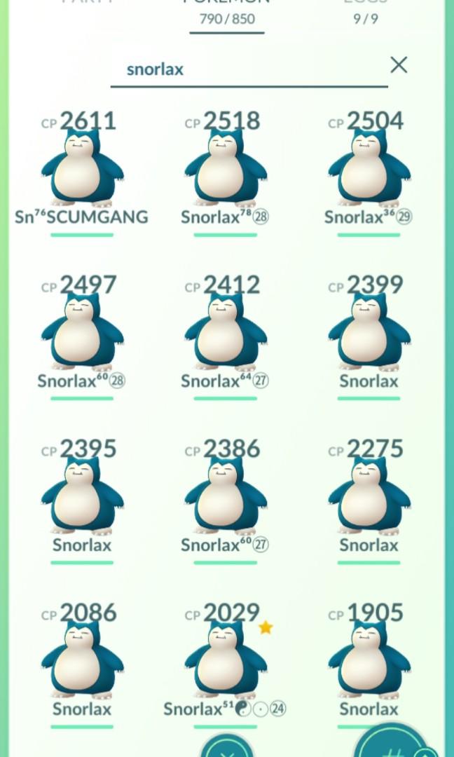 Pokemon Go Snorlax For Sale Toys Games Video Gaming In Game Products On Carousell - i caught two snorlaxes pokémon go 3 roblox