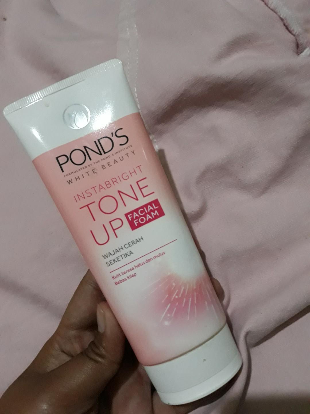 ponds tone up facial foam