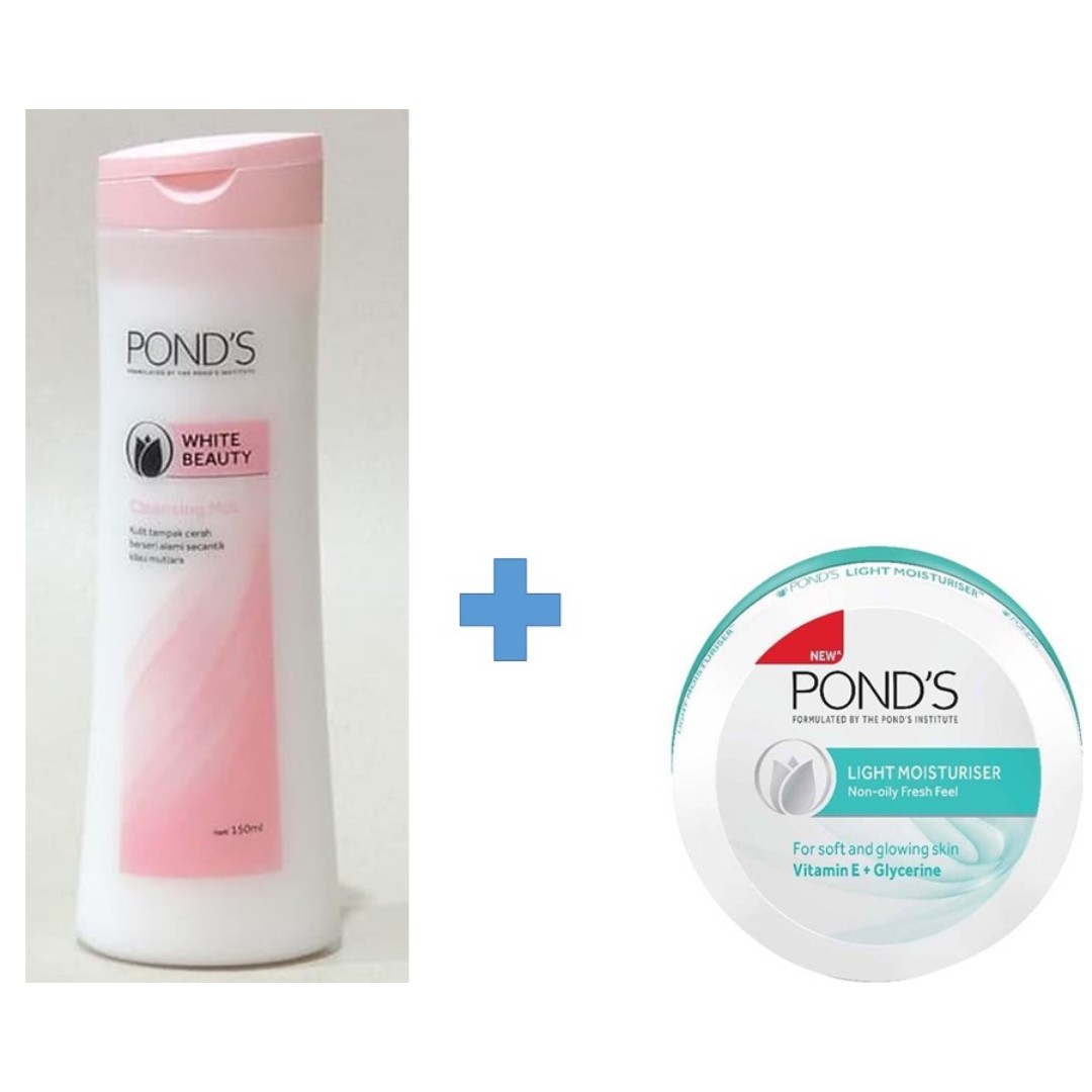 skincare ponds glowing