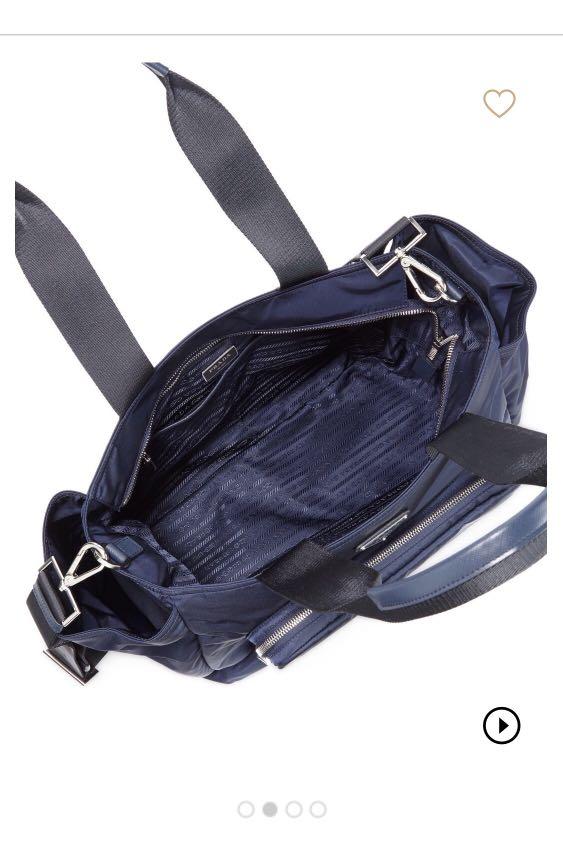 Prada vela diaper bag clearance