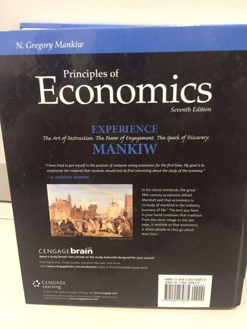 Principles Of Economics 7th Edition Gregory Mankiw Buku Alat Tulis Buku Pelajaran Di Carousell
