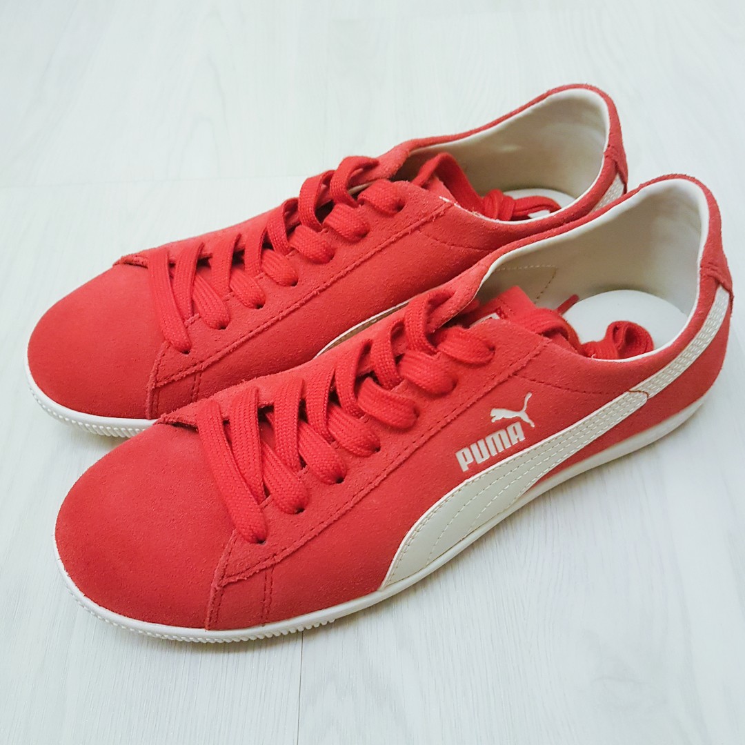 Puma velvet red sneakers, Women's 