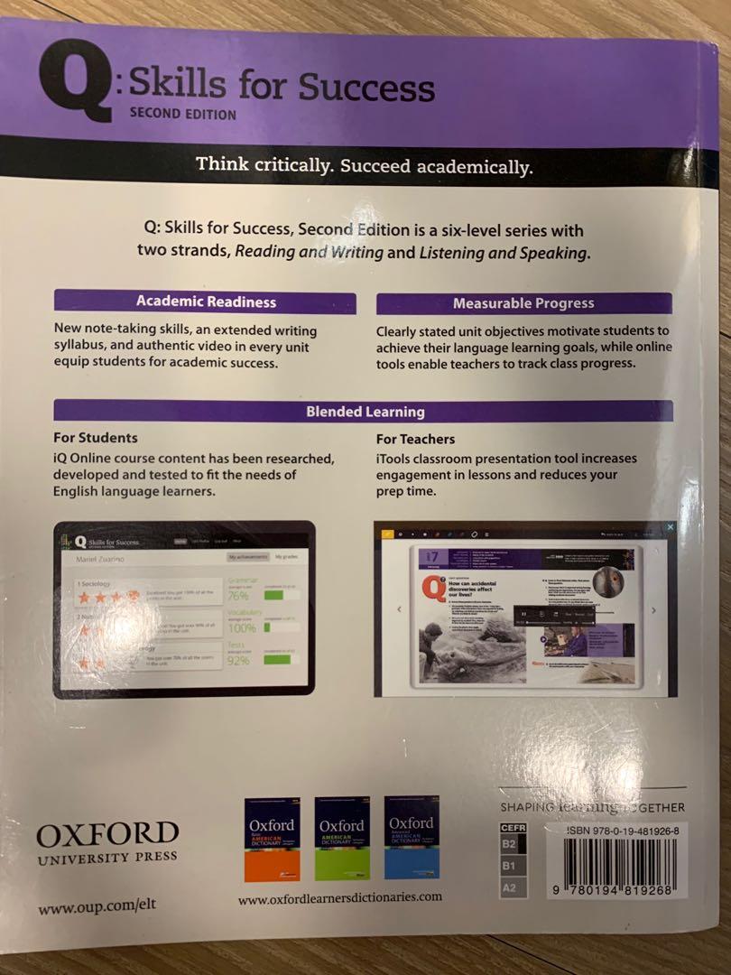 Q skills for success reading and writing 4 2 e 
