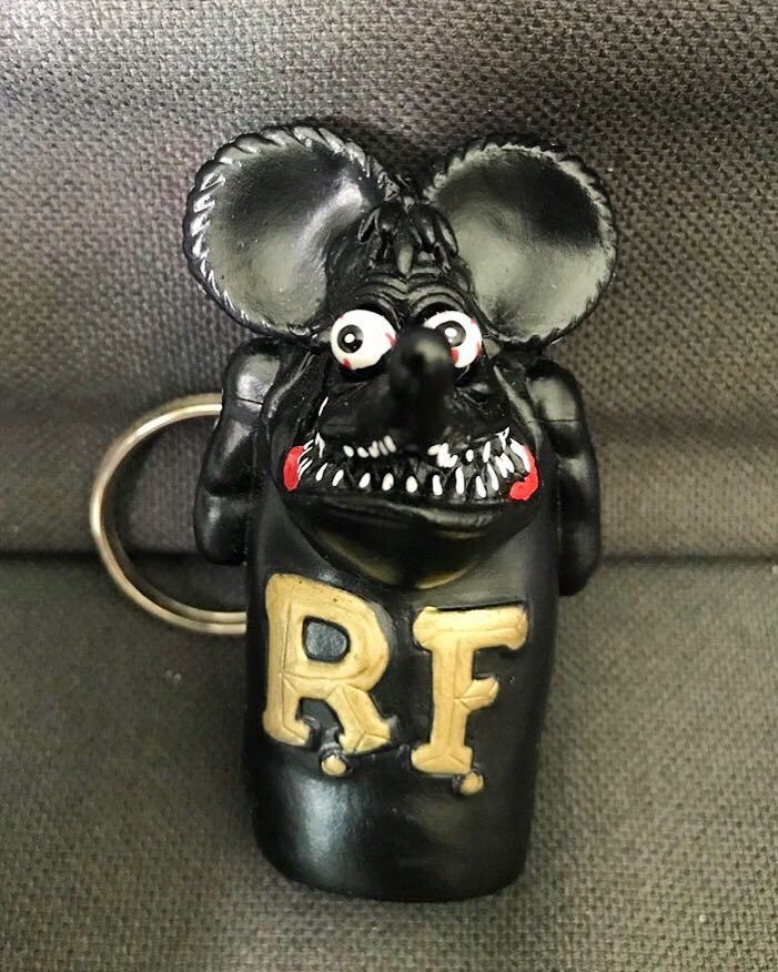 RAT FINK Keychain + Lighter Holder (BLACK RAT Limited Edition