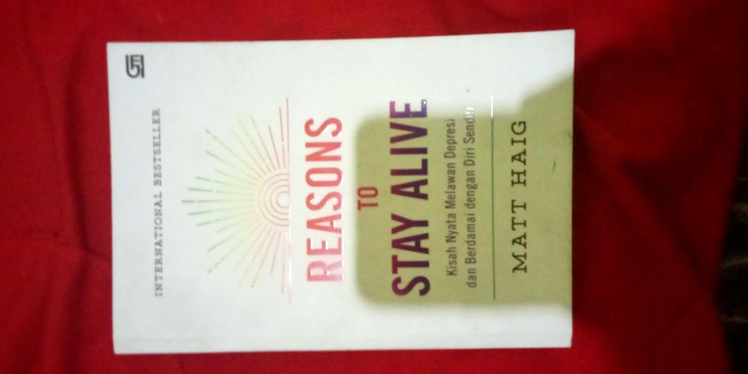 Reasons To Stay Alive Matt Haig Buku Alat Tulis Buku Di