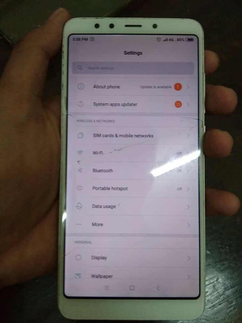 redmi 5 telefonni kodini ochish