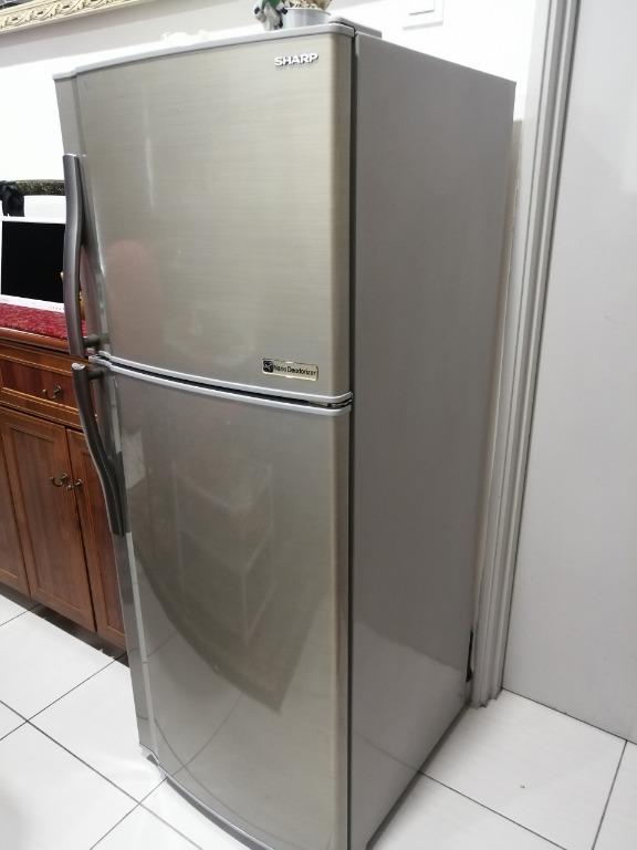Sharp 2 Doors Refrigerator With Ag Nano Deodorizer Kitchen Appliances On Carousell