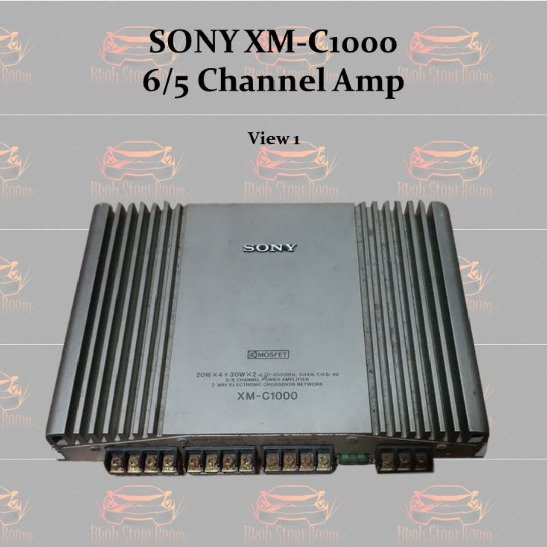 車 SONY XM-C1000 アンプ
