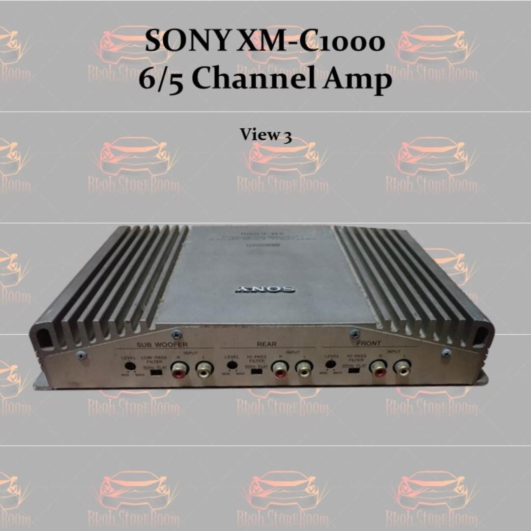車 SONY XM-C1000 アンプ