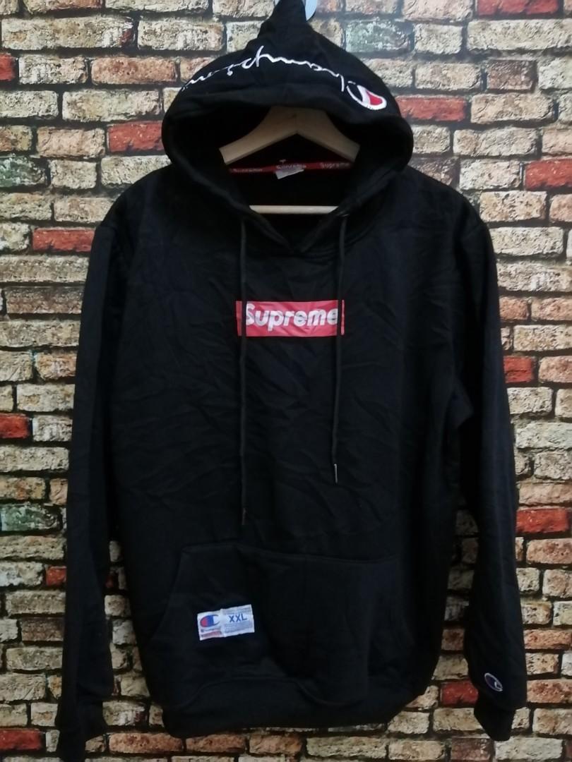 Supreme x champion box logo hoodie new arrivals