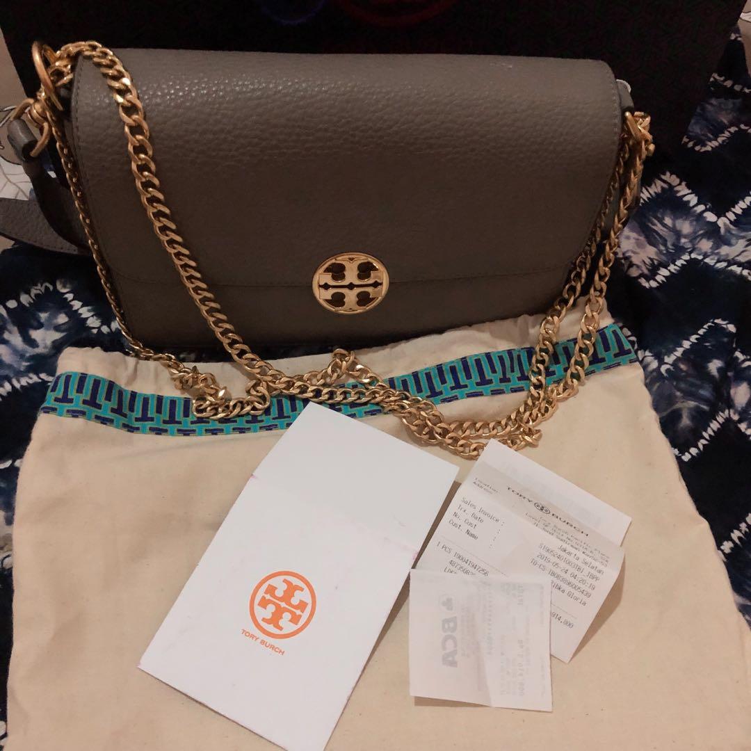 Tas Tory Burch Authentic, Barang Mewah, Tas & Dompet di Carousell