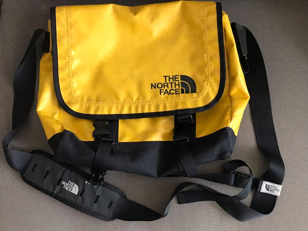 Discover 73+ north face messenger bag yellow latest esthdonghoadian