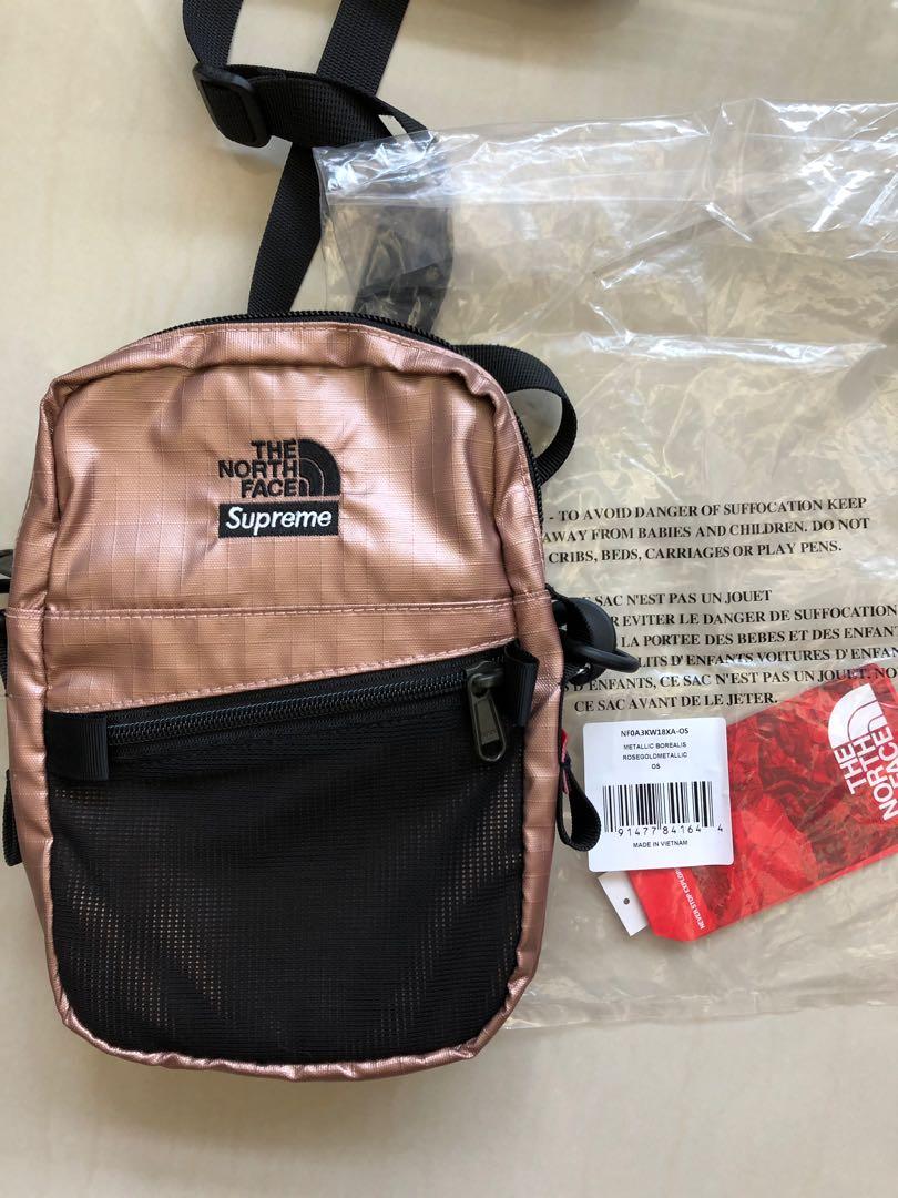 north face x supreme sling bag