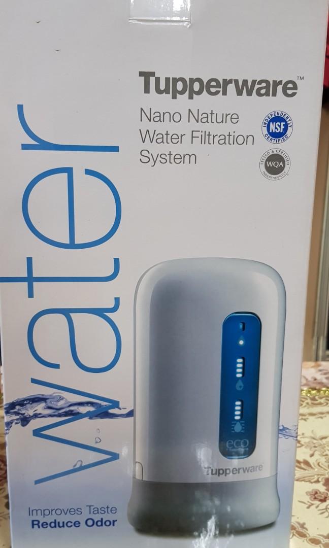 TUPPERWARE NANO WATER FILTER SYSTEM, Furniture & Home Living, Home