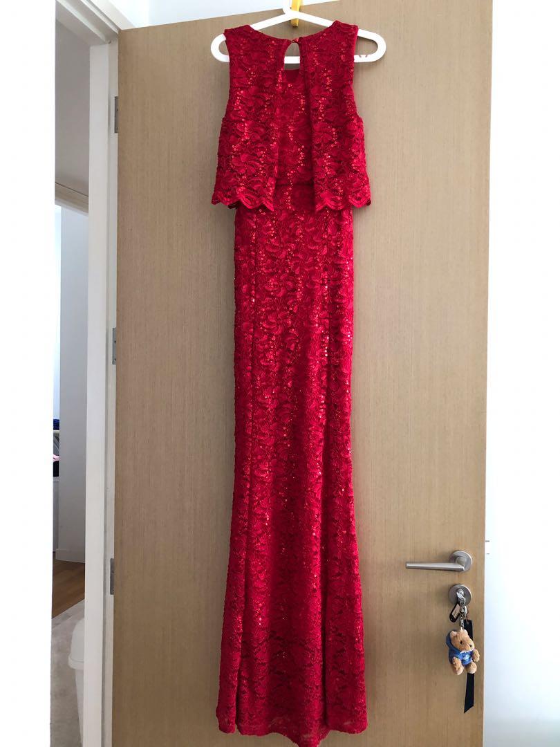Quiz berry lace dress sale