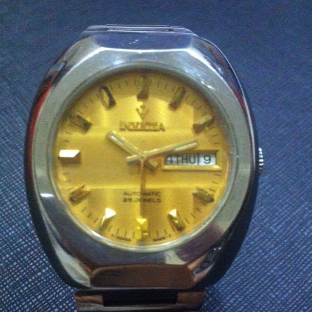 Vintage Invicta Watch, Hobbies Toys, Memorabilia Collectibles - Main Image