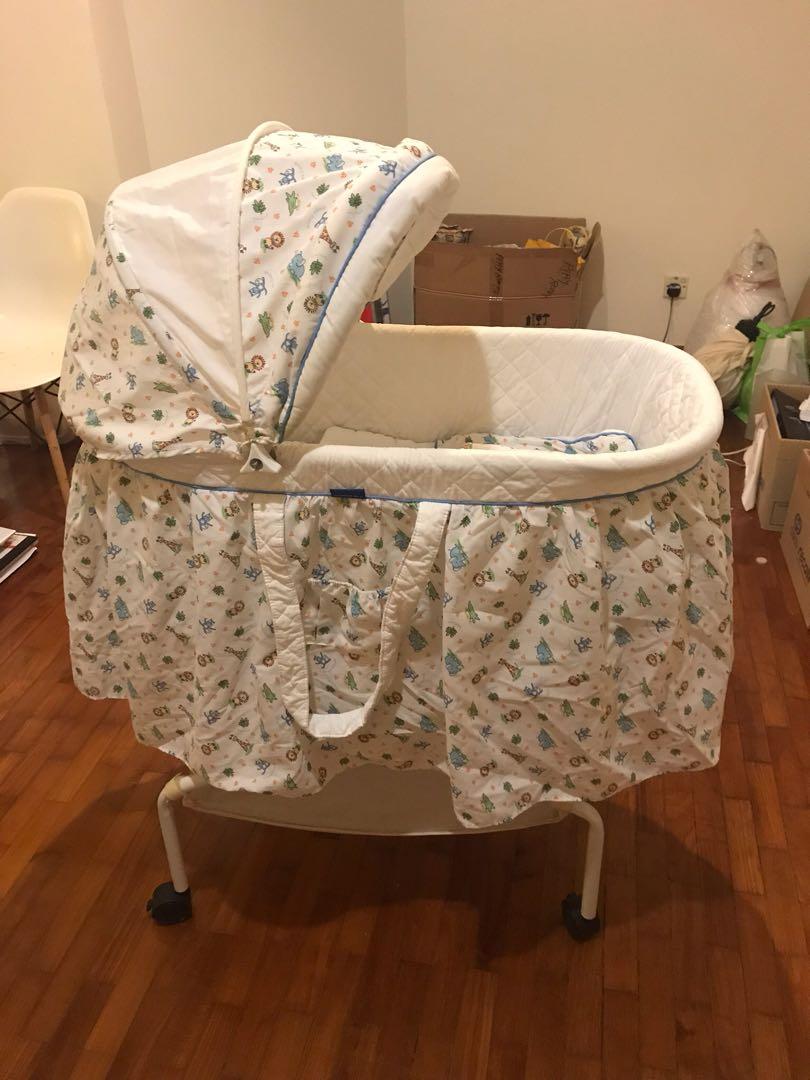vintage baby bassinet
